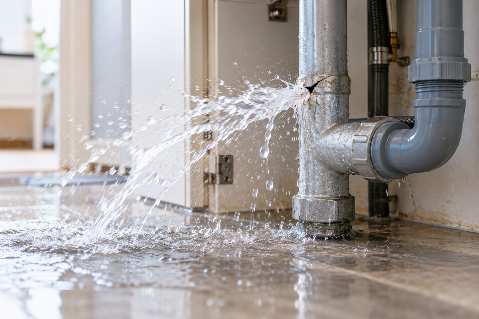 水道管が破裂した時の対処法は？原因や補償についても解説